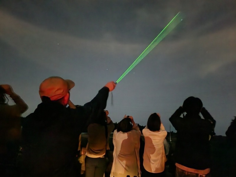 有野実苑オートキャンプ場での星空観賞会