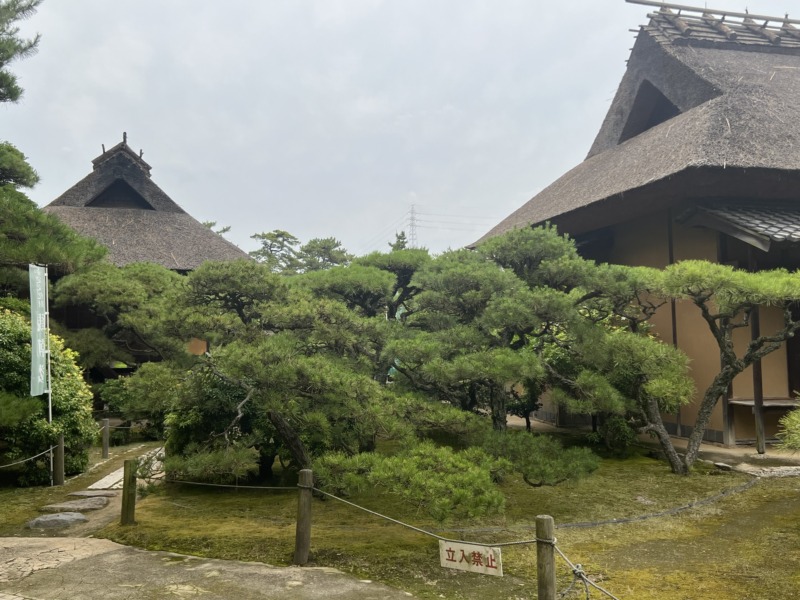 中津万象園・丸亀美術館の庭園風景