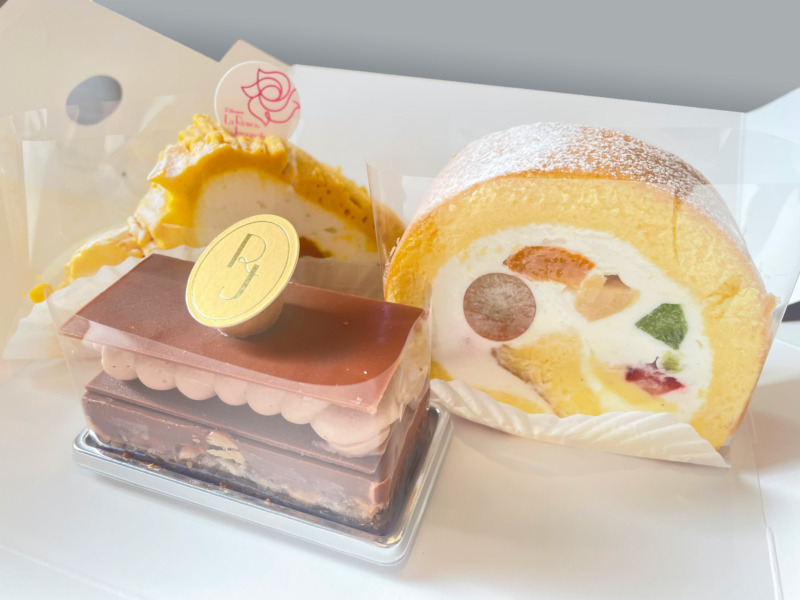 ケーキ店「ラ・ローズ・ジャポネ」のケーキ