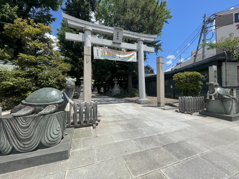 亀有香取神社の鳥居