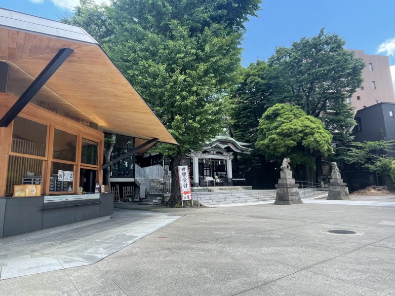 亀有香取神社の境内の様子