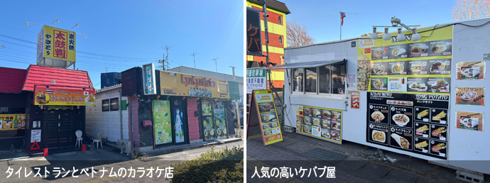 グリーンロード商店街のまちなみ