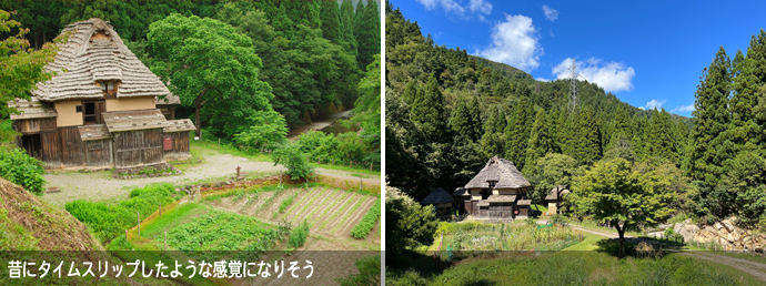 石川県立白山ろく民俗資料館周辺の景色