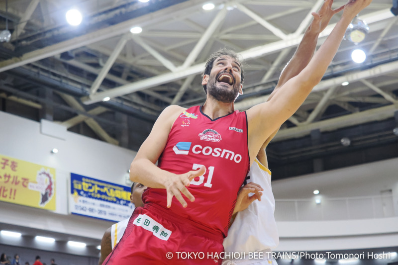 「東京八王子ビートレインズ」のデイビッド・ドブラス選手