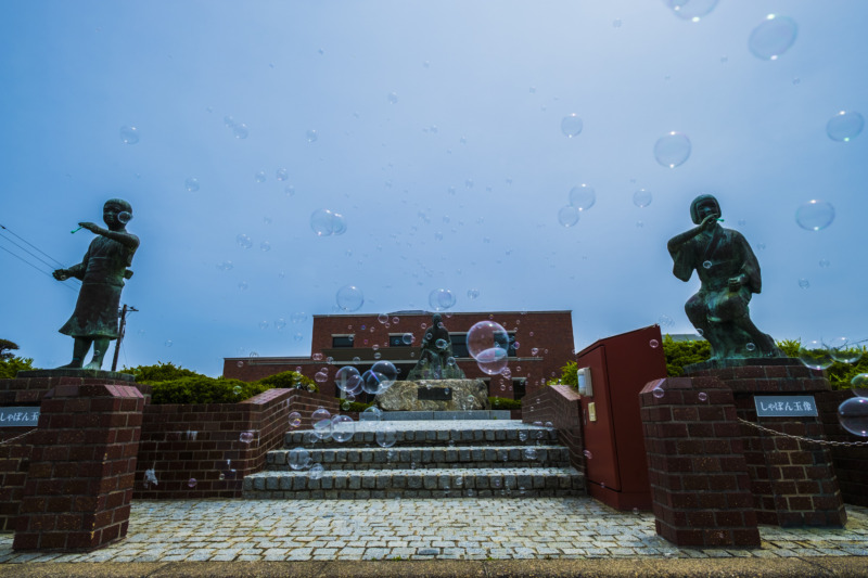 野口雨情記念館の正面入口