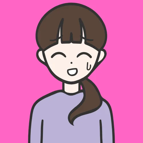苦笑いする女性