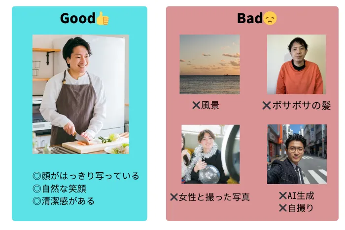 ペアーズ　プロフィール　良い例　悪い例
