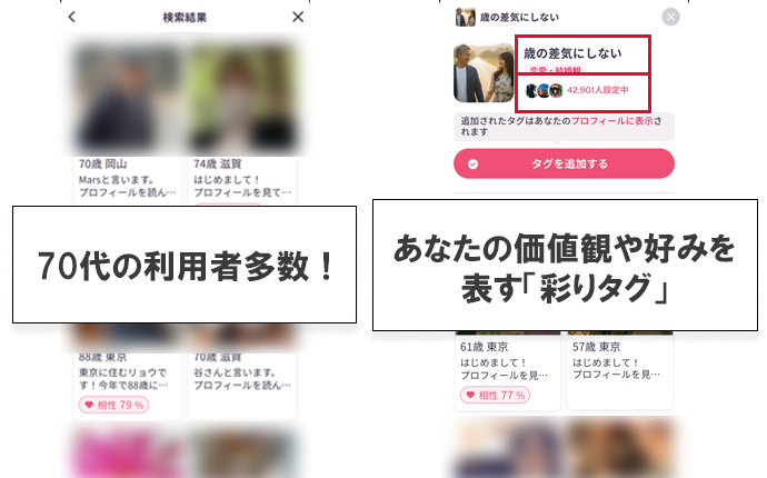 ラス恋の実際の検索画面