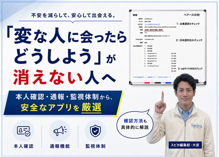 安全なマッチングアプリランキング