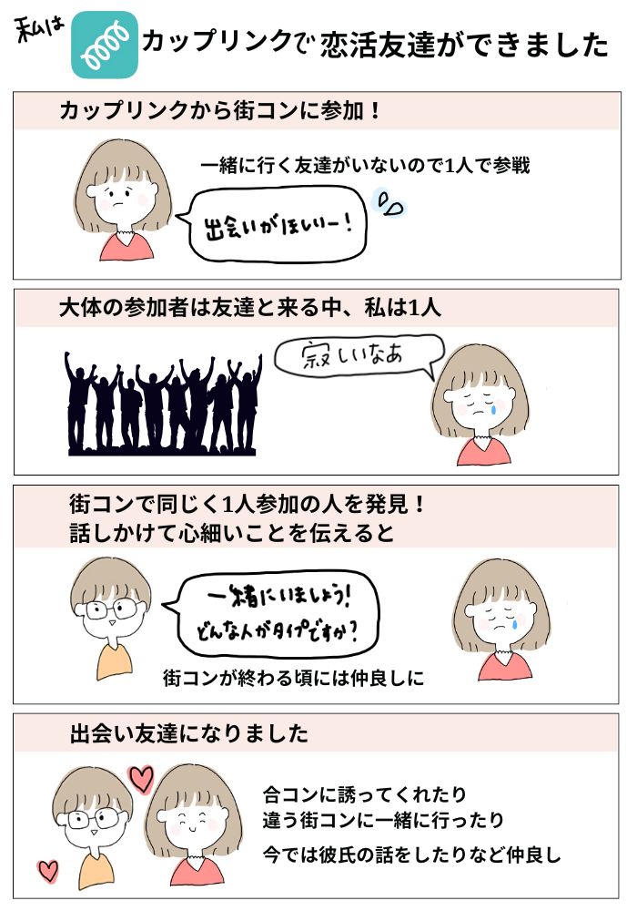 カップリンクで恋活友達ができた話