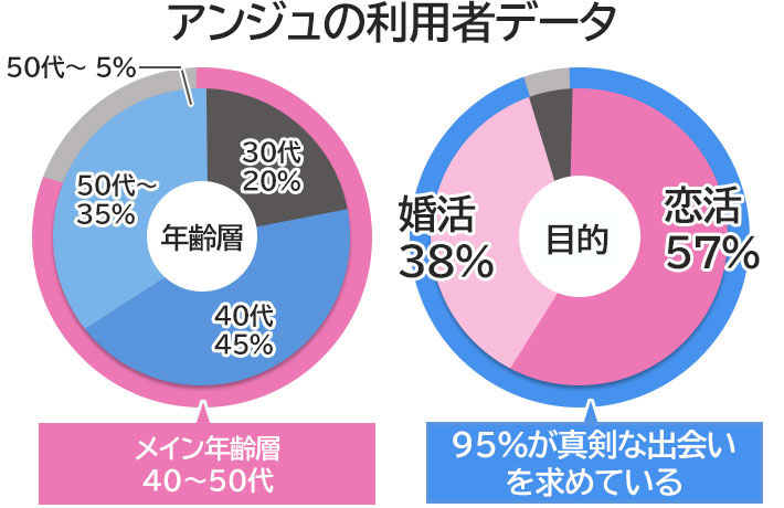 アンジュの利用者データ